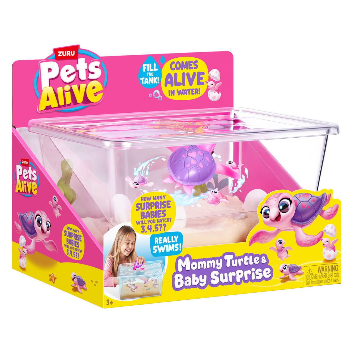 Zuru animaux vivants maman bébé surprise s2