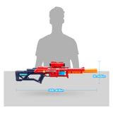 Xshot zuru x-shot excel gamme rouge x8 blaster avec 24 flèches