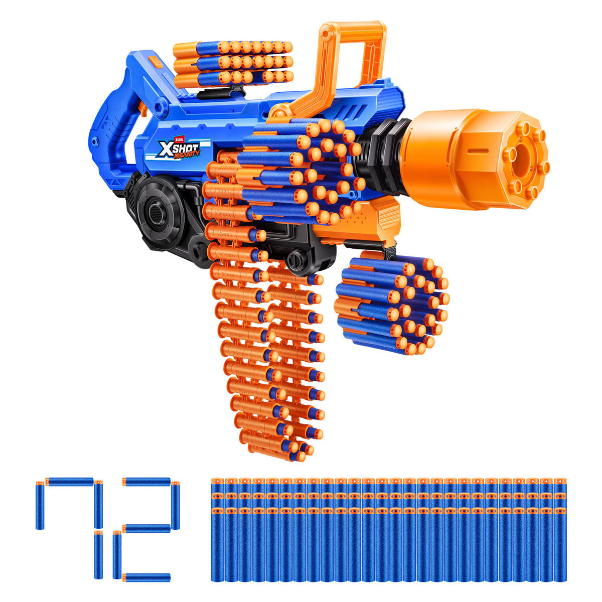 Xshot zuru x-shot folie fumant barell - 72 fléchettes