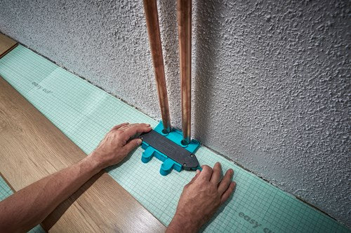 Wolfcraft - kit de pose de stratifié - gabarit de contour - poseur de stratifié - carré - 6976000