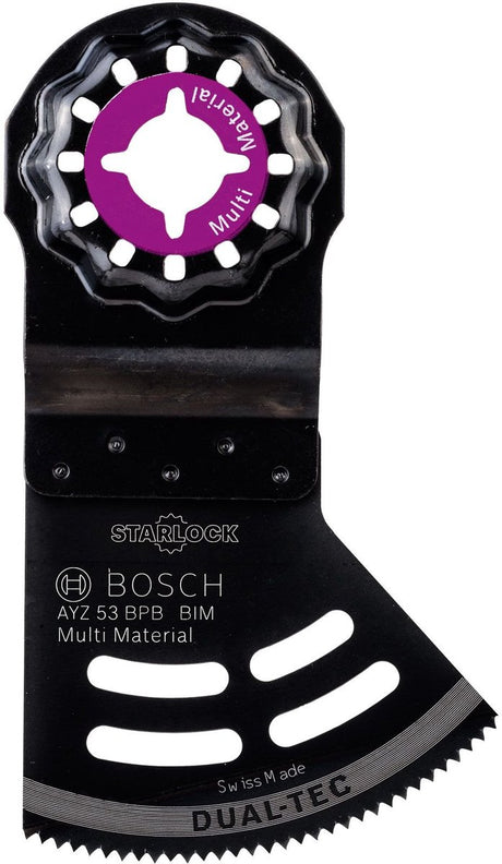Bosch 1x lame de scie plongeante bim dual-tec starlock ayz 53 bpb multimate...