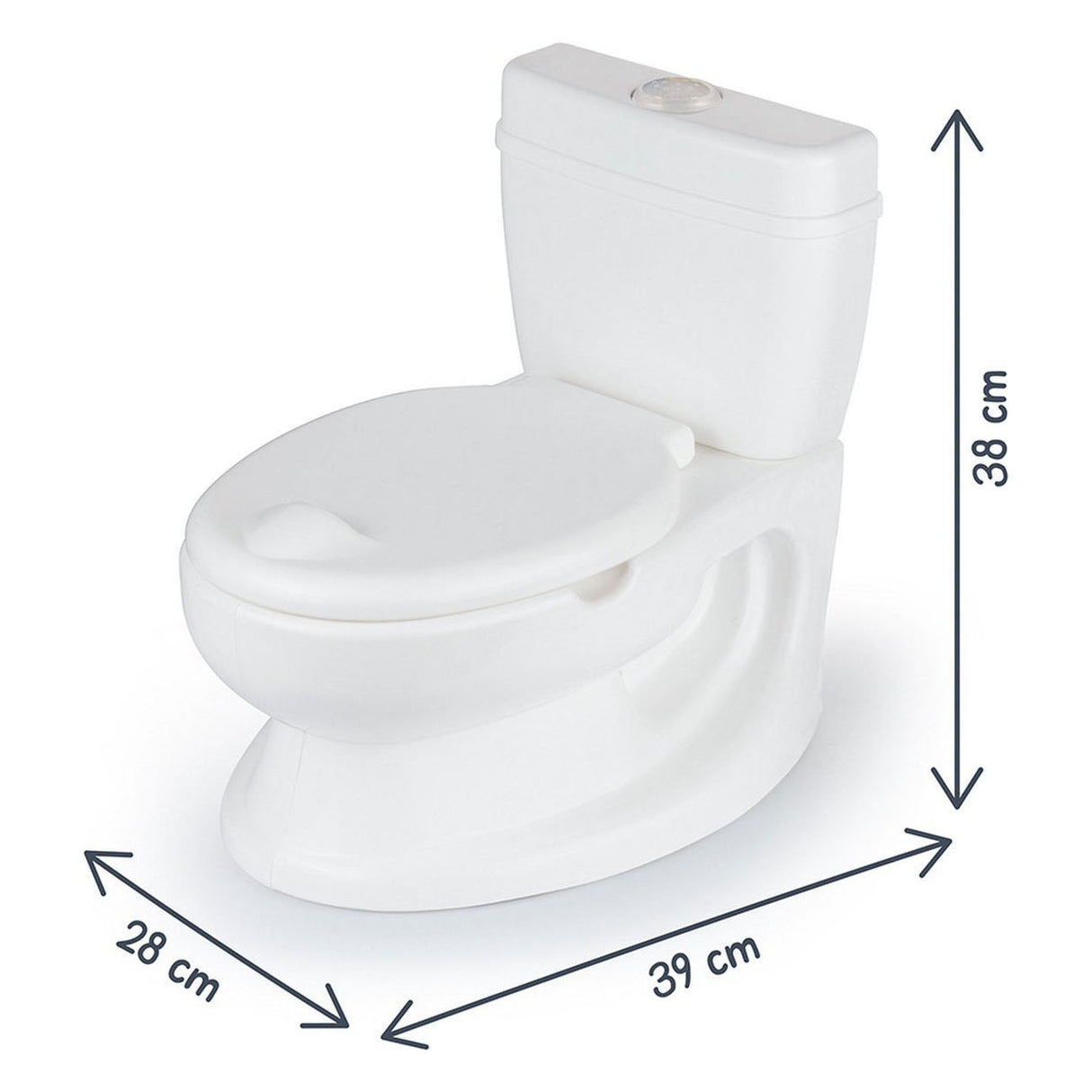 Toilettes éducatives pour enfants Dolu avec son blanc