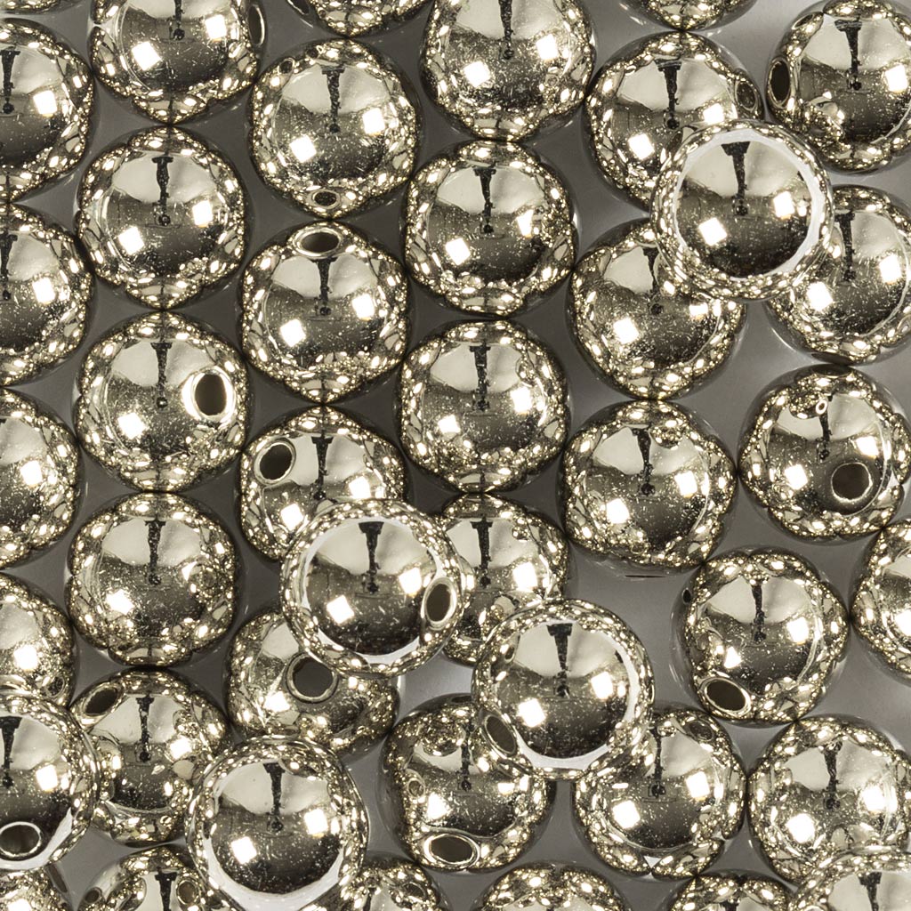 Creativ Company Beads Silver, 50st.