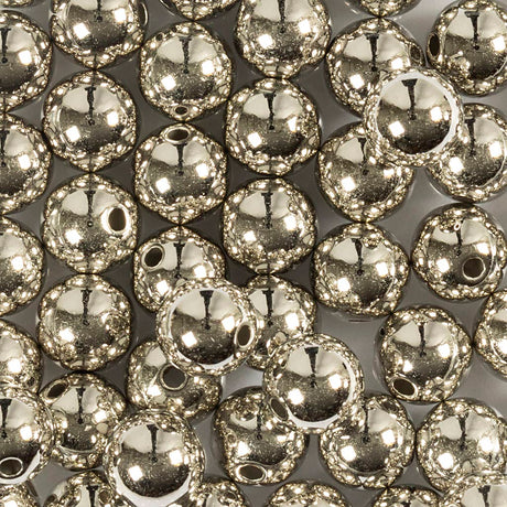Creativ Company Beads Silver, 50st.