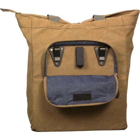 Sac de vélo Greenlands en toile shopper 20 litres 42 x 34 x 14 cm - marron camel