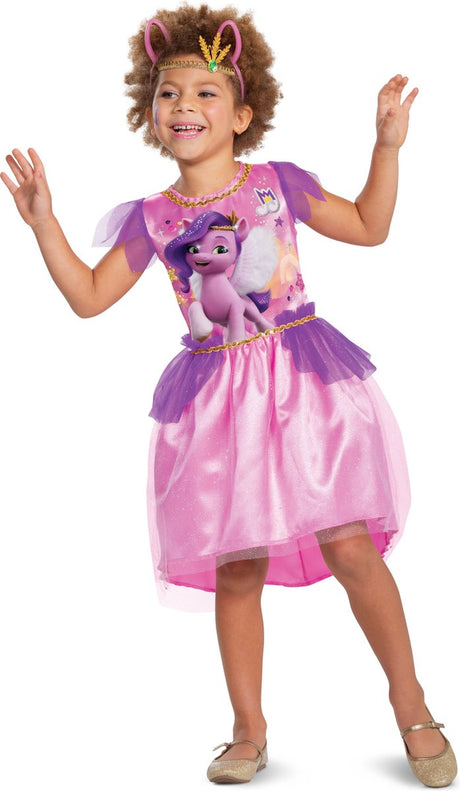 Déguisement mon petit poney, robe pétales Pipp classique m (7-8)