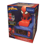 Réveil Lexibook avec veilleuse design 3d spiderman et effets sonores