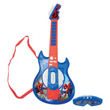 Guitare électronique lumineuse Lexibook Spider-Man avec microphone en forme de lunettes
