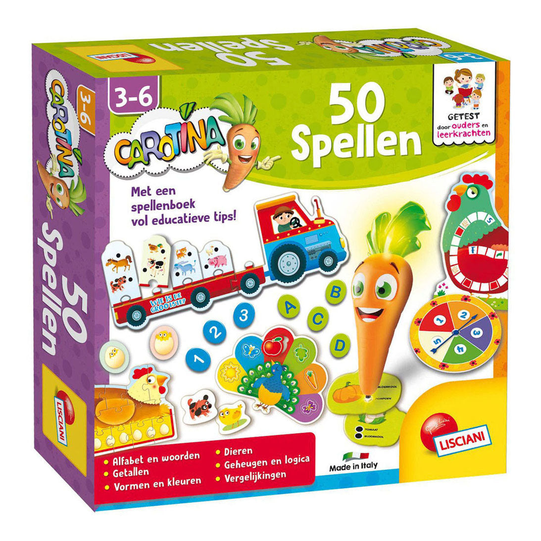 Laboratoire Lisciani Carotina 50 jeux