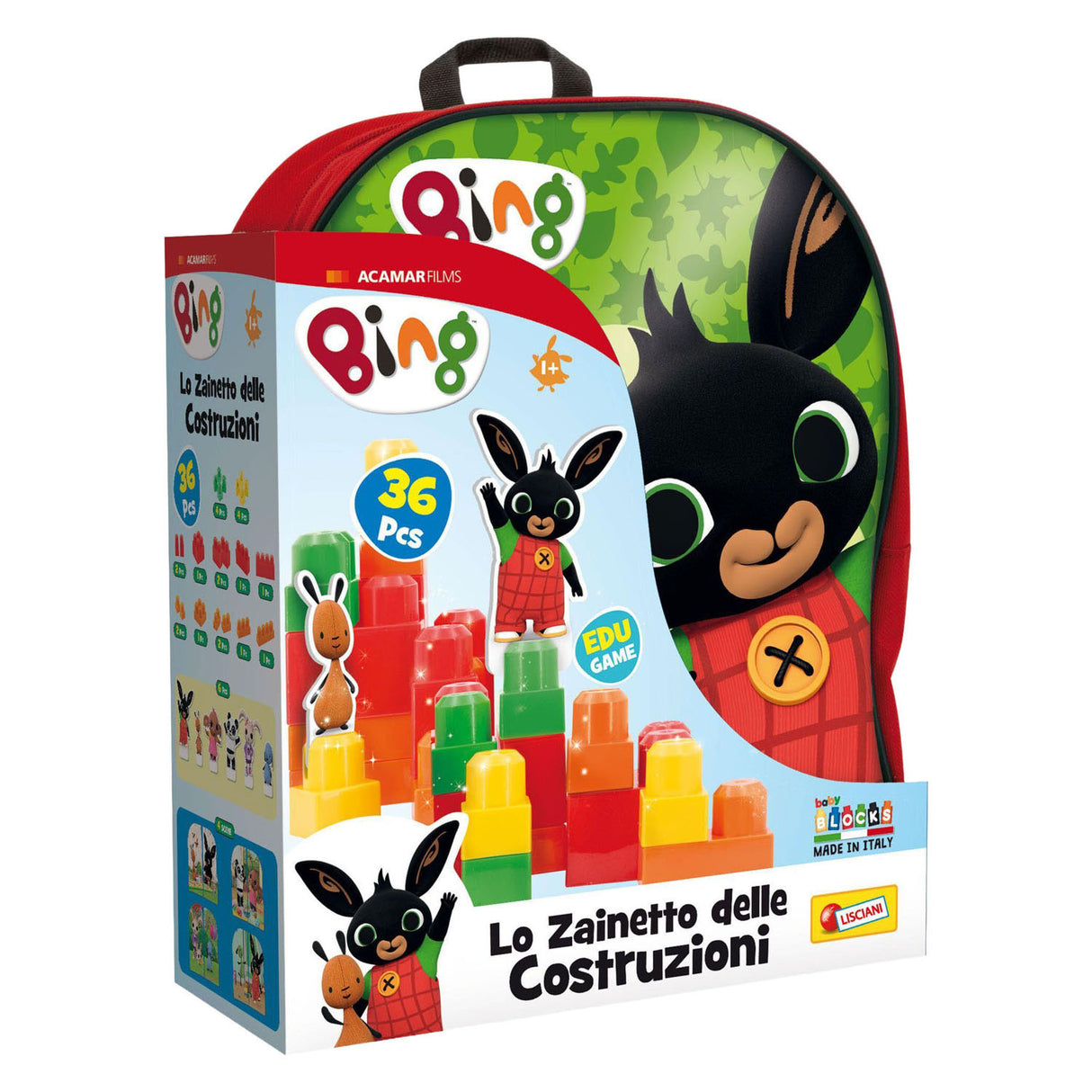 Blocs Lisciani bing zainetto