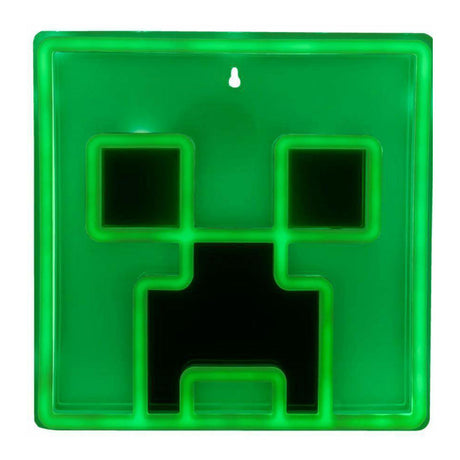 Minecraft creeper led neon wandlamp