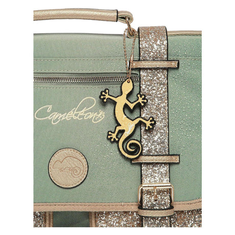 Caméléon schooltas glossy green - 38cm