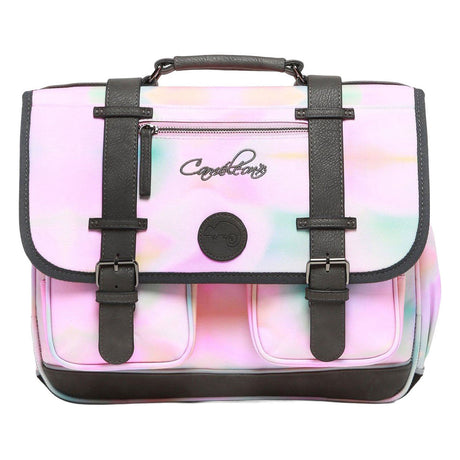 Caméléon schooltas pink tie and dye - 38cm
