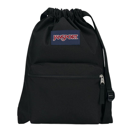 Jansport gymtas draw sack black