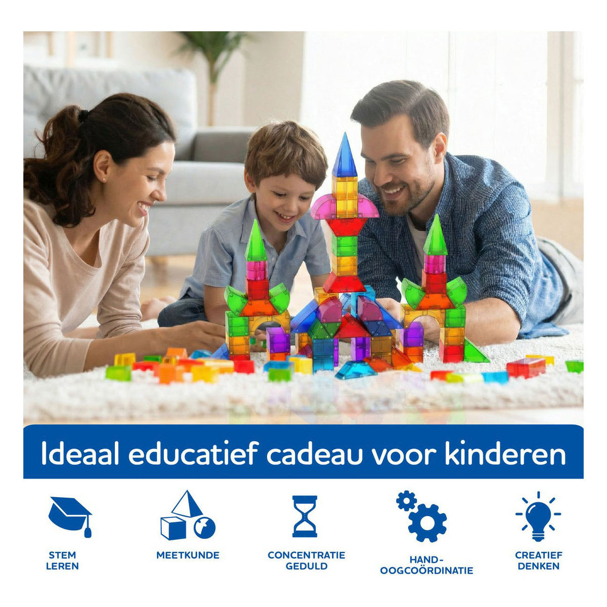 Clics cubo creative pack magnetisch bouwspeelgoed - 85dlg.