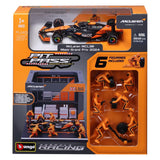 Burago mclaren pit pass met lando norris - 1:43
