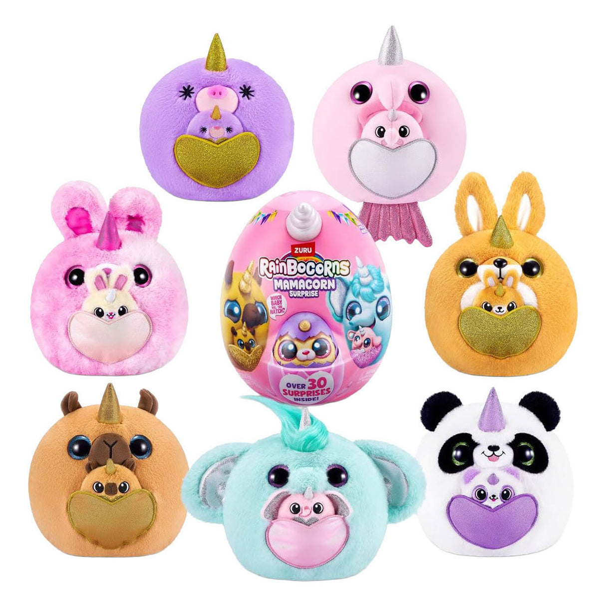 Oeuf surprise mamacorn de Zuru rainbocorns