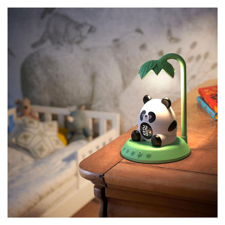 Bigben hibuddies hibuddies lampe de nuit réveil avec effets sonores pour enfants - tai le panda - entraîneur de sommeil