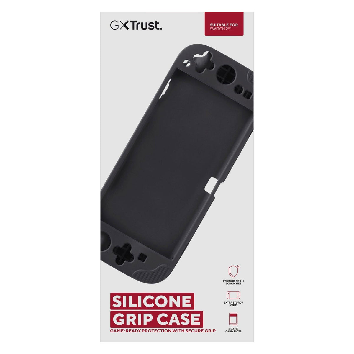 Trust switch 2 gxt1253 grip case - zwart