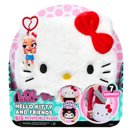 Ty mdr surprise aime bonjour kit amis grande peluche réversible
