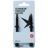 Jeu de valves Schwalbe tubeless 80mm