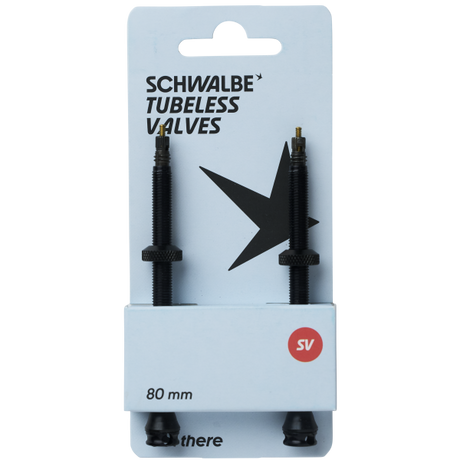 Jeu de valves Schwalbe tubeless 80mm