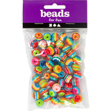 Creativ company perles arc-en-ciel multi-mélange, 50 pcs.