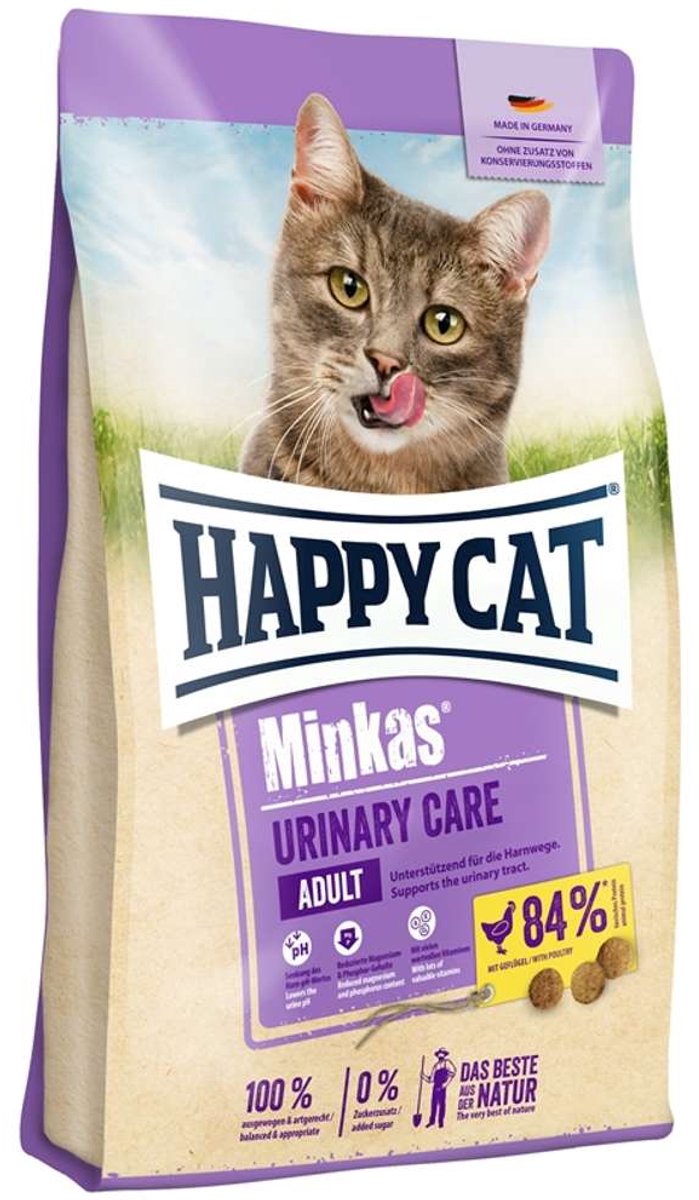 Happy cat minkas soin urinaire adulte volaille - 10 kg