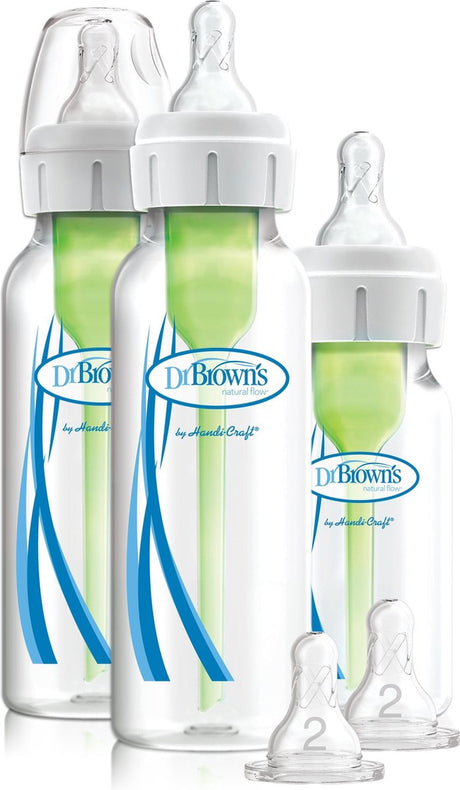 Dr. brown's options+ coffret de démarrage anti-colique - flacon à col étroit