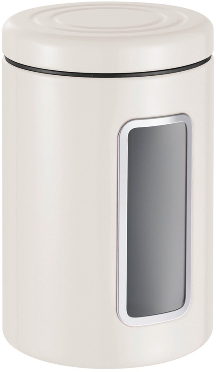 Conteneur de stockage Wesco classic line avec fenêtre | 2 litres | métal - sable mat | pot de stockage