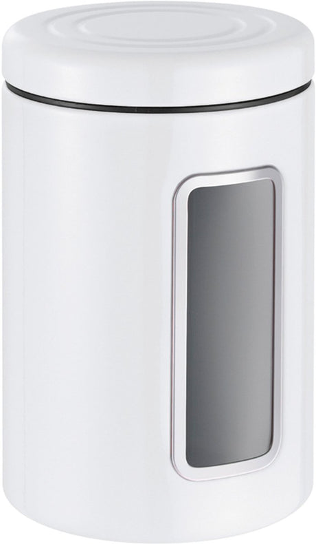 Conteneur de stockage Wesco classic line avec fenêtre | 2 litres | métal - blanc | pot de stockage