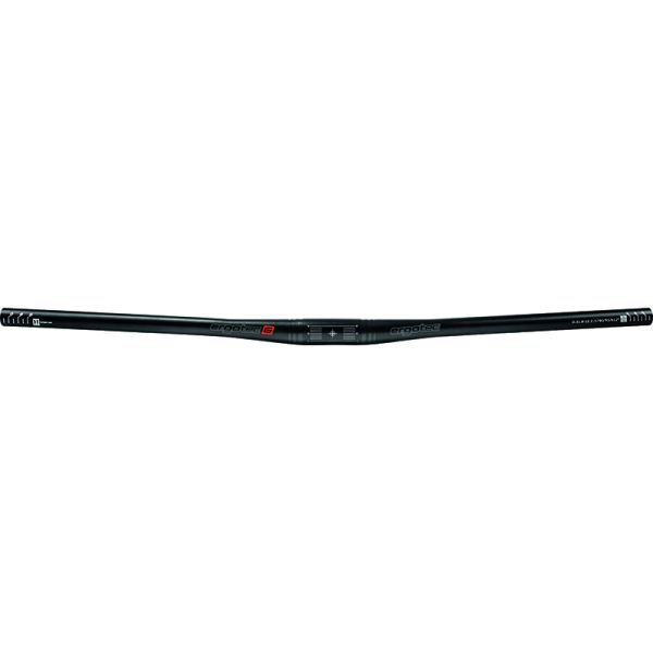 Guidon Ergotec barre plate 31,8x680 mm - noir