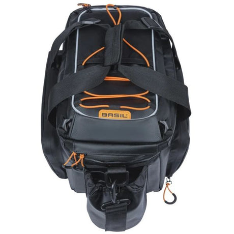 Basil sac emballé miles xl pro sac de coffre miles xl pro mik 2.0 noir orange