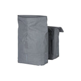 Basil City Double Bicycle Sac gris, hydrofuge, adapté aux vélos électriques, réfléchissant, 28-32L