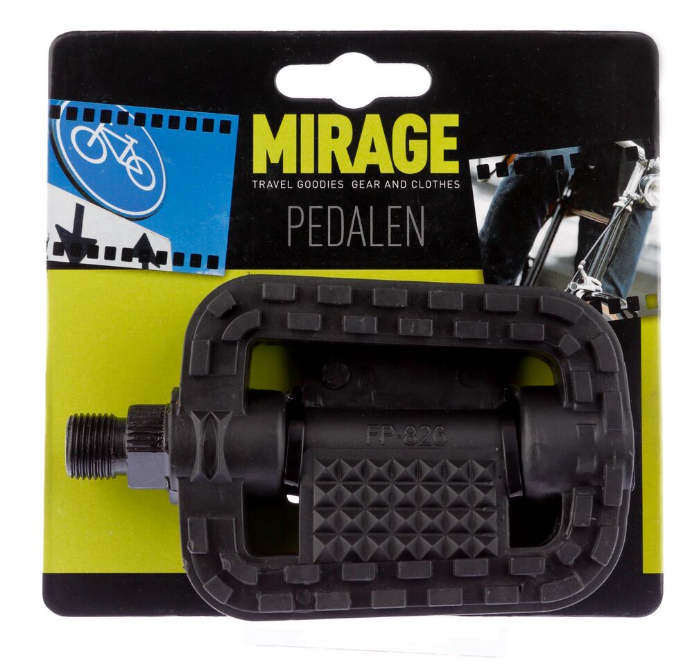 Mirage Tour pédales en plastique Anti -slip Black Blister 1500960