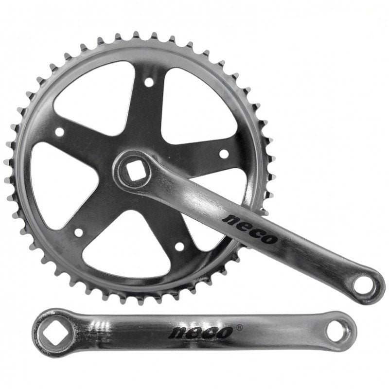 NECO CRANKSET 46 TANDS SPIELOOS 1 2X1 8 ACIER CHROME 170 mm