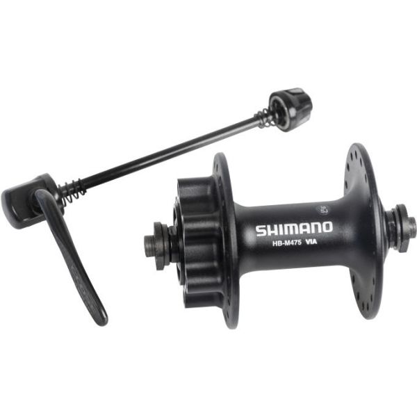 Shimano avant FH -M475 - 36 trous - 6 boulons avec montage à disque de frein - noir