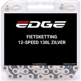 Chaîne de vélo Edge 12 vitesses chn-006 avec 130 maillons - argent