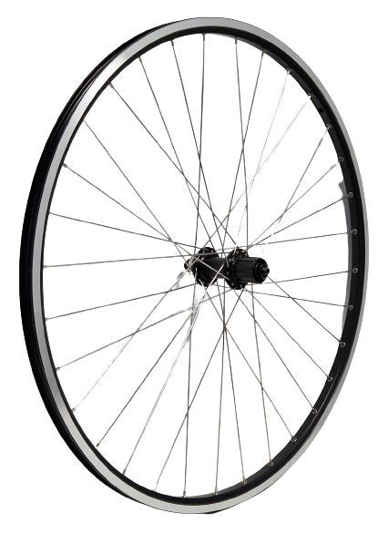 Kgs achterwiel 28 inch (622) velg zw zil centerlock velgrem 7sp uitval