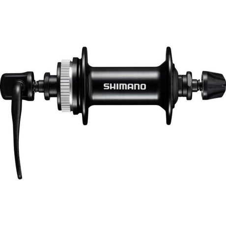 Shimano moyeu avant fh-mt200-b - montage de disque de frein à verrouillage central 36 trous - noir