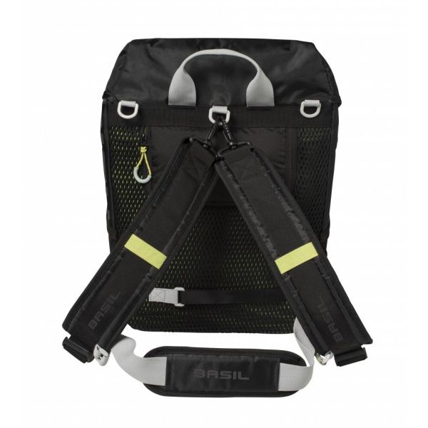 Basil Miles Dawypack - Bag du vélo sportif - Unisexe - Black Lime