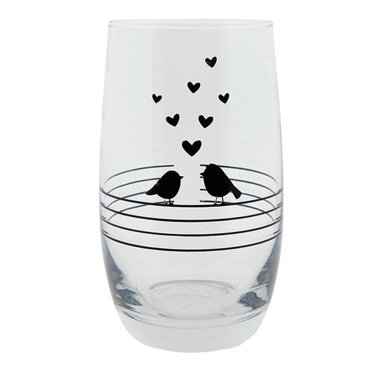 Clayre eef verre à boire oiseaux 320ml