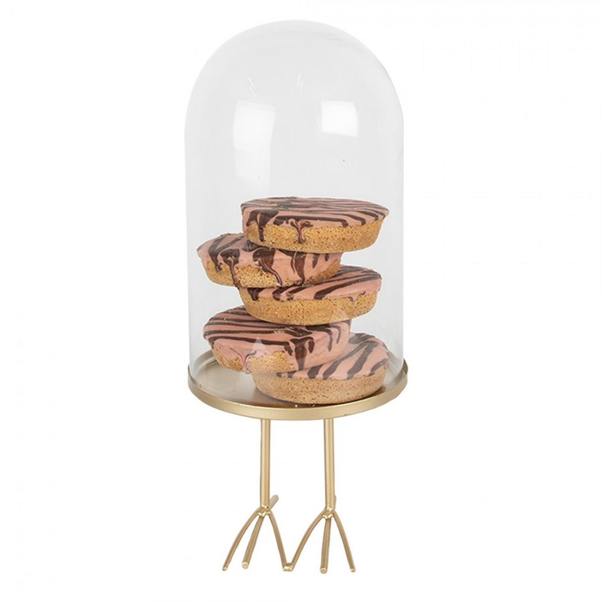 Cloche Clayre eef sur pieds ø13x30cm