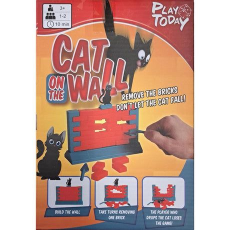 Jouez aujourd'hui au jeu du chat sur le mur 15x14cm