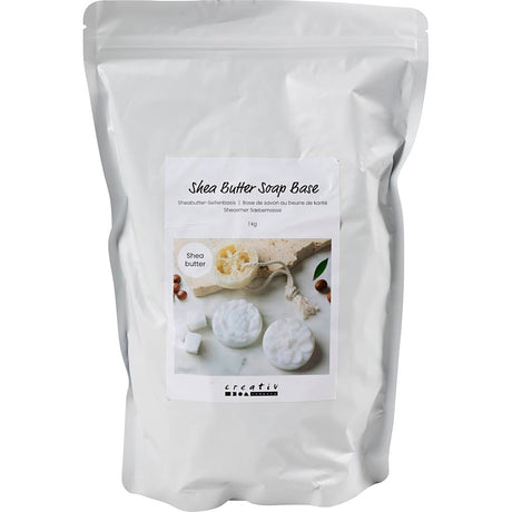 Base de savon Creativ company au beurre de karité, granulés, 1000 gr 1 boîte