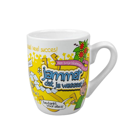 Mug dessin animé Paperdreams - désolé de vous voir partir
