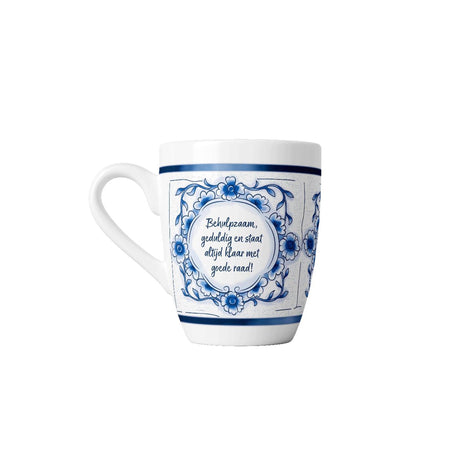 Paperdreams delfts blauwe mok - papa - keramiek 440ml