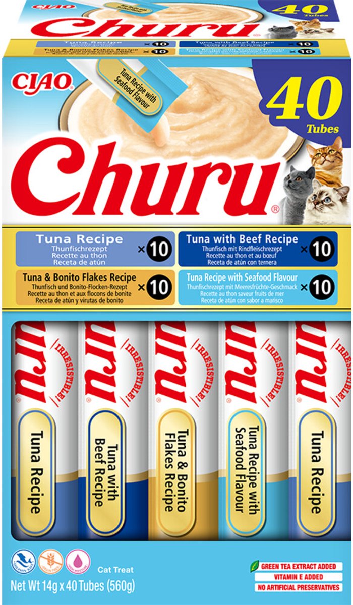 Ciao churu chat purée de thon 40x14 gr