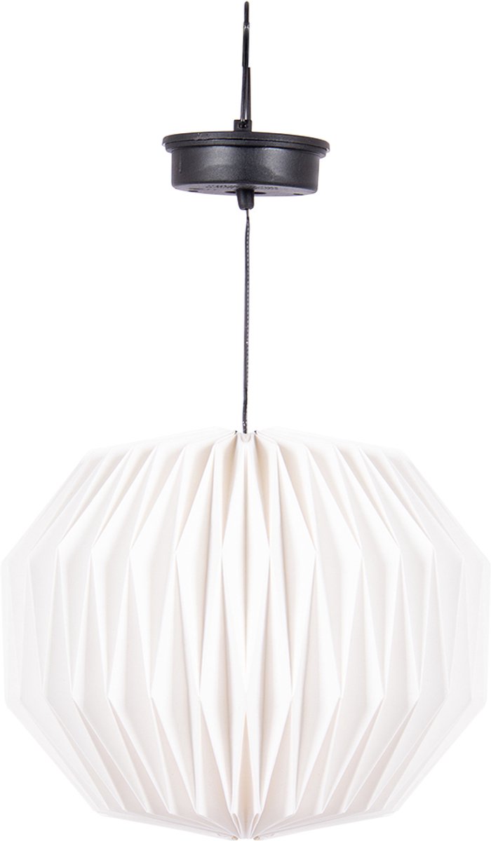 Bo-camp - hanglamp - rana - opvouwbaar - wit - oplaadbaar - solar - 20 lumen