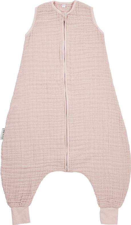 Meyco baby uni baby summer sleep salopette pull - hydrophile prélavé - rose tendre - 92 cm - 0,5 tog